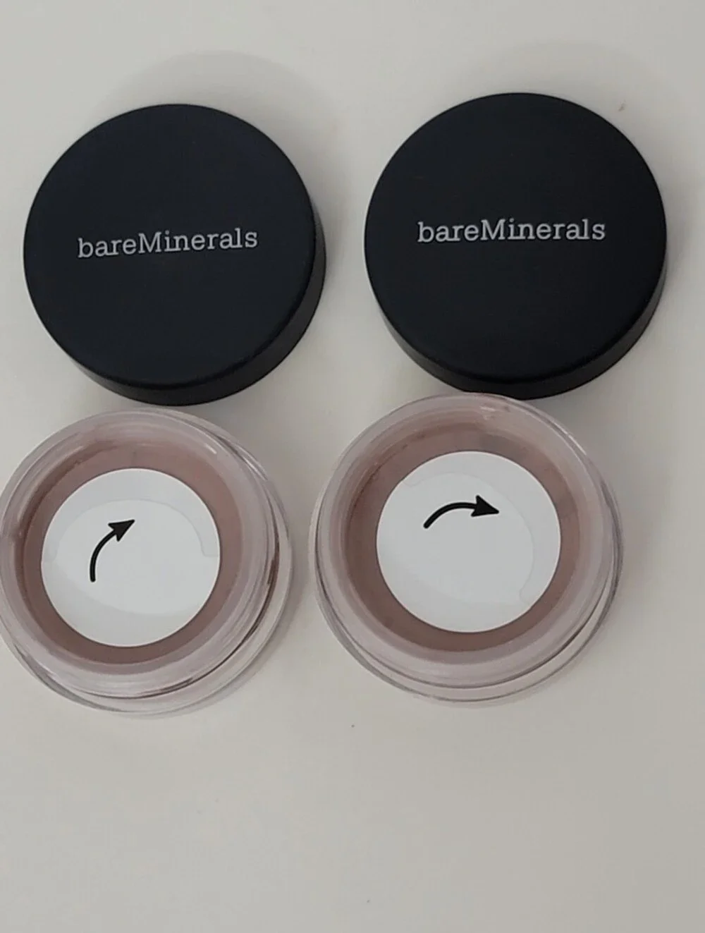 2 pk bareMinerals Eye Color Loose Powder 0.56g / 0.02 oz Mini Size Velvet Mauve